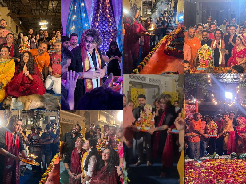 A Heartfelt Farewell to Bappa: Across the Sets of Rajan Shahi and Deepa Shahi’s teams