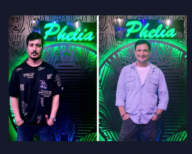 Actors Kapil Nirmal and Rushad Rana bring Star Power to Phelia Lounge!