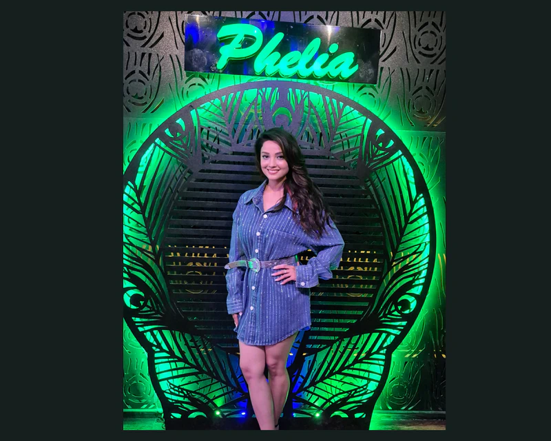 Adaa Khan's Bling Outfit Steals the Spotlight at Phelia Lounge