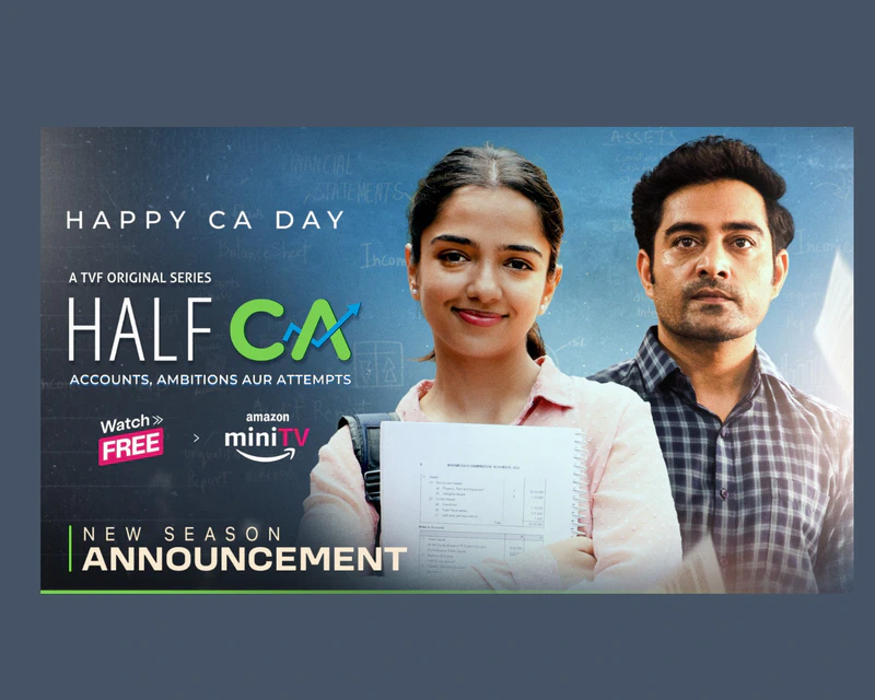 Amazon miniTV sets the stage for Half CA Season 2 with Ahsaas Channa and Gyanendra Tripathi