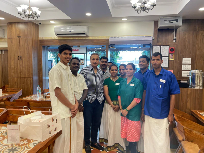 Anil Ambani Savors Authentic South Indian Cuisine at Kamats Legacy