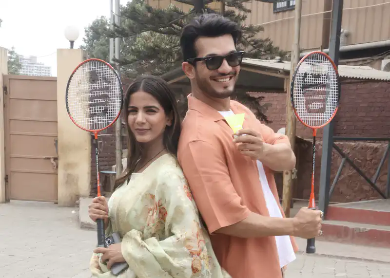 Arjun Bijlani and Nikki Sharma’s badminton break 
