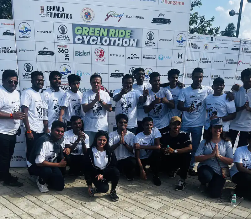 Asif Bhamla and Seher Bhamla of Bhamla Foundation Organize Cyclothon for World Environment Day Awareness