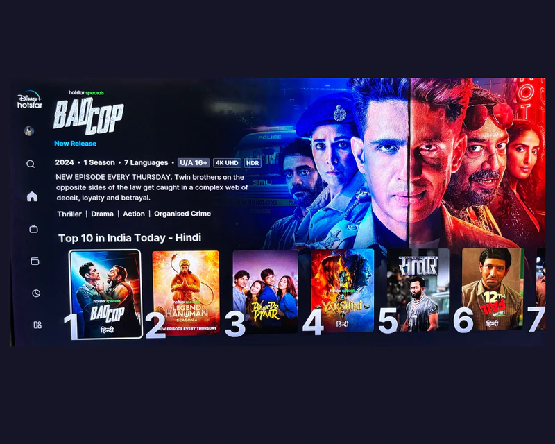 Bad Cop produced by Fremantle India becomes top ranked show in India on Disney+ Hotstar