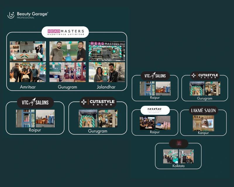 Beauty Garage Professional sets a record by hosting nine events across India 