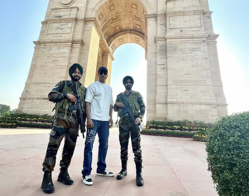 Behind the Scenes of Fateh: Sonu Sood Stands Proud with Indian Army Officers