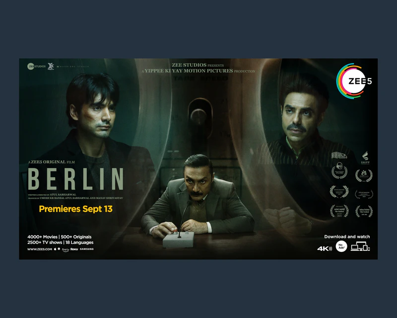 Berlin premieres September 13 on ZEE5 Global! Watch Trailer NOW!