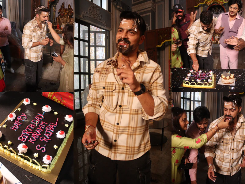 Birthday Celebration on the Set of Qayamat Se Qayamat Tak