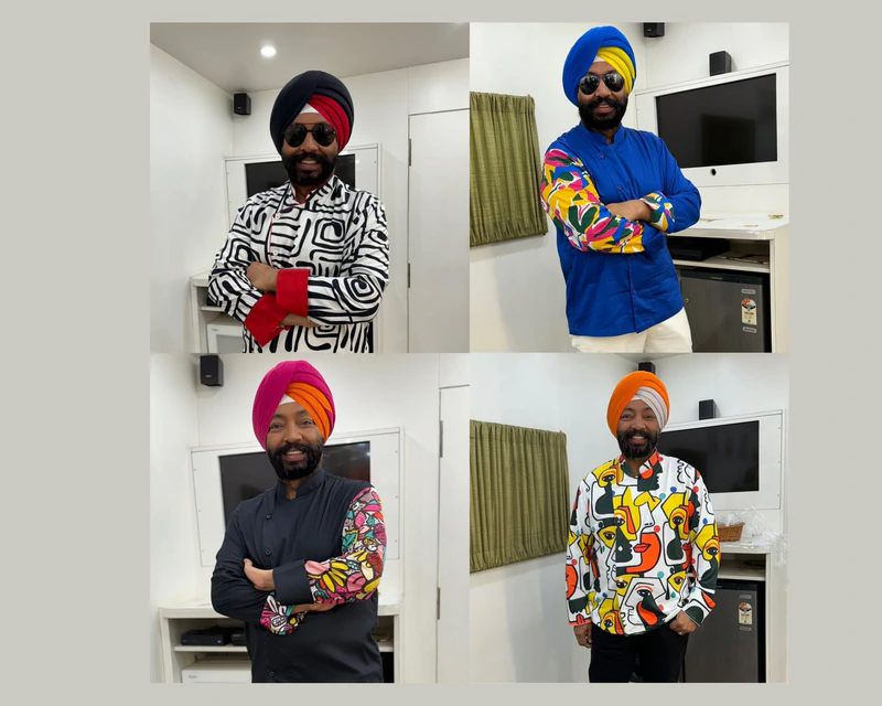 Chef Harpal Singh Sokhi Happy to stand out wearing colorful chef coats Culture Crossroads