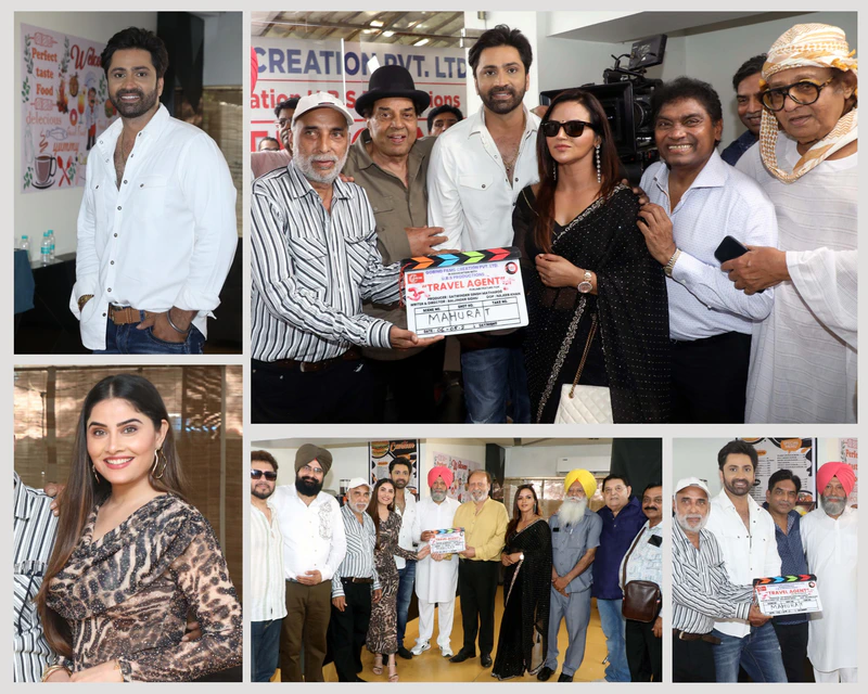 Dharmendra Blesses actor Sonu Baggad in Debut Punjabi Film Travel Agent
