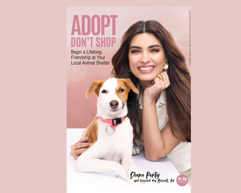 Diana Penty Promotes Dog Adoption in a New PETA India Campaign for Be Kind to Animals Week