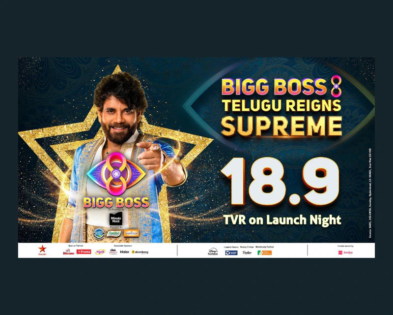 EndemolShine India's Bigg Boss Telugu Season 8 Achieves Record-Breaking Viewership