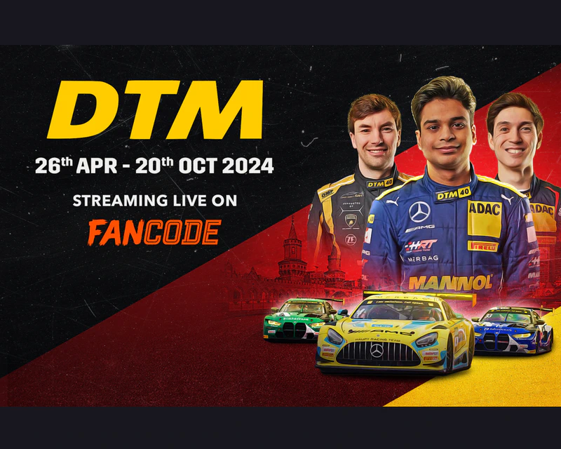 FanCode Adds Germany’s Sports Racing Series DTM to its Motorsports portfolio