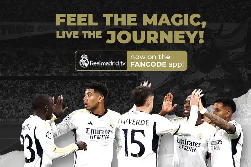 FanCode partners with Real Madrid to launch club’s 24X7 digital channel in India