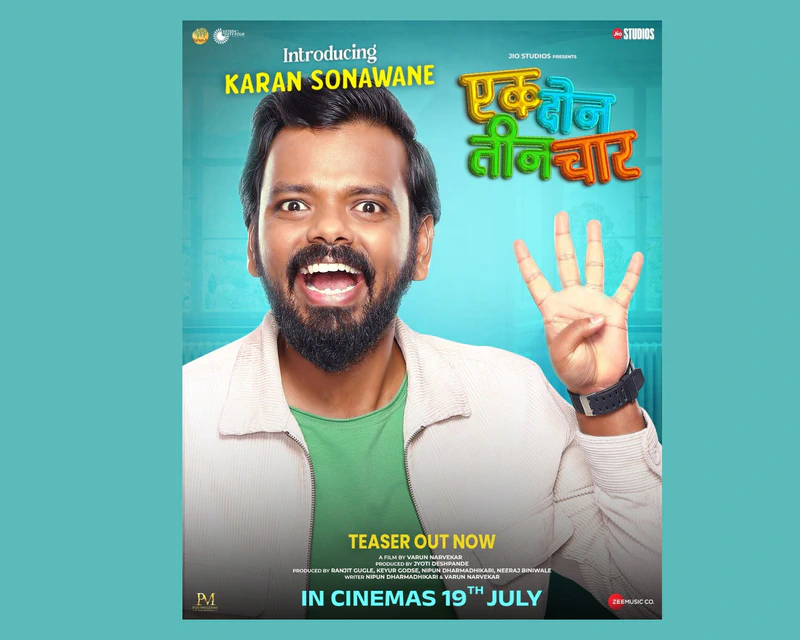 Focused Indian Fame Karan Sonawane Debuts in Ek Don Teen Char