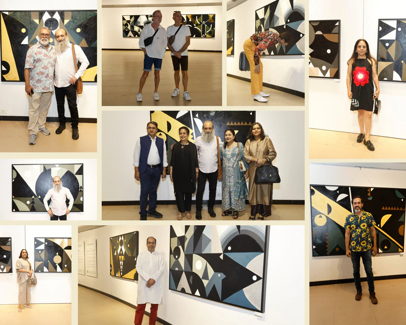 Geometrically Stunning: Sanjay Bhattacharya showcases his geometric abstractions