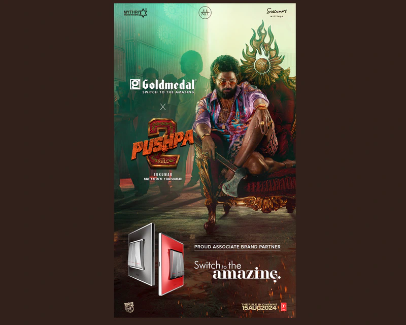 Goldmedal joins forces with highly anticipated sequel Pushpa 2