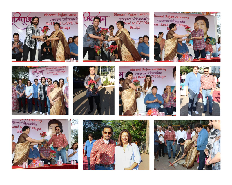 Inauguration of Bridge Between Yari Road and SVP Nagar under the leadership of Shashi Ranjan