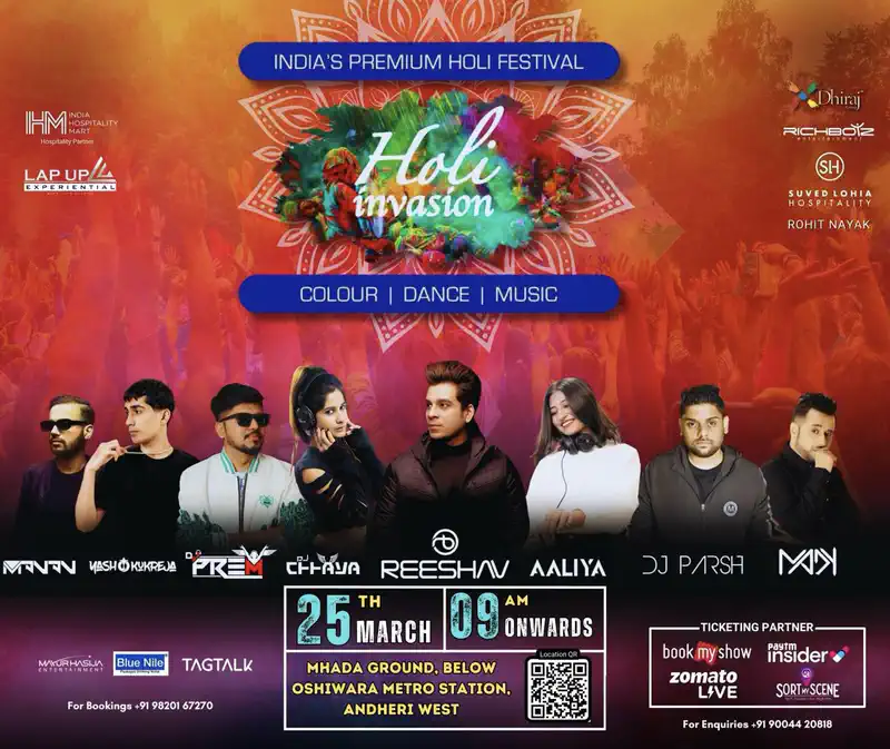 India's Premium Holi Event - Holi Invasion 2024 Promises a Celebration of Colours and Culture