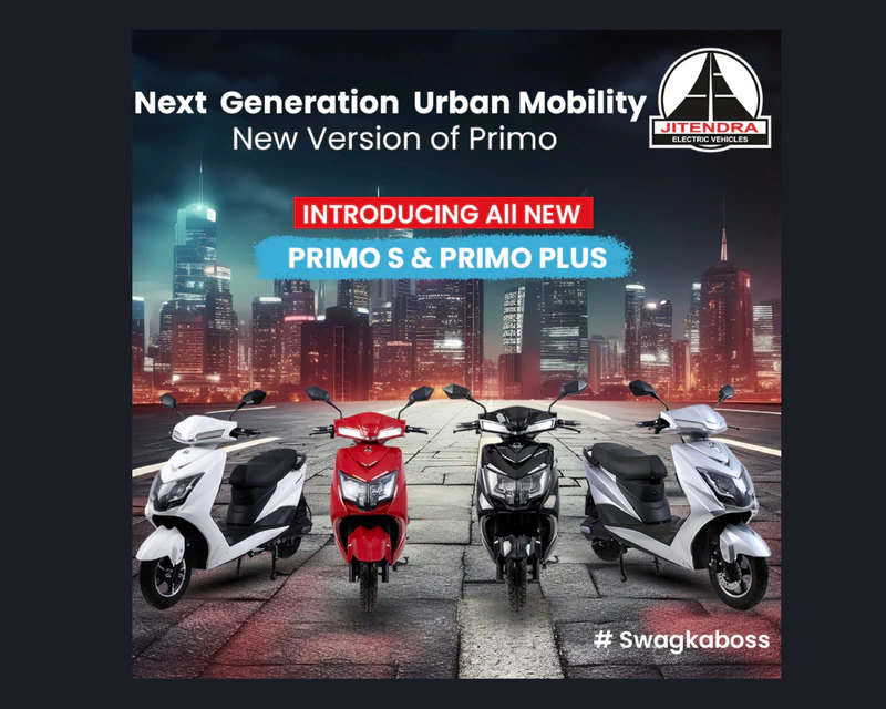 Jitendra EV Introduces New Version of PRIMO, ‘PRIMO S and PRIMO PLUS’