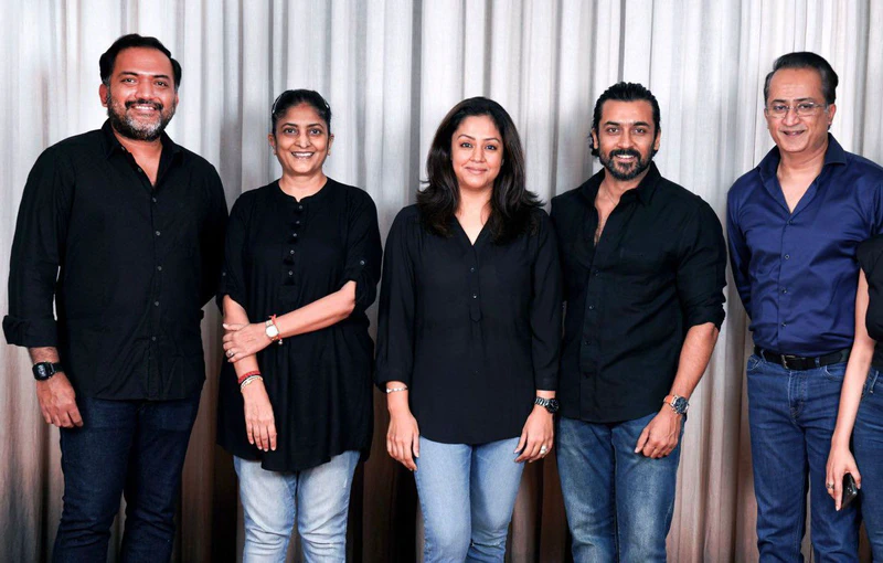 Jyotika & Suriya Thank Akshay Kumar for choosing Sarfira