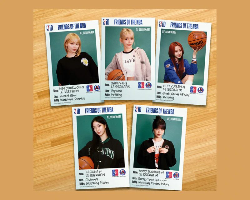 K-Pop sensation Le Sserafim and NBA announces multi year collaboration 