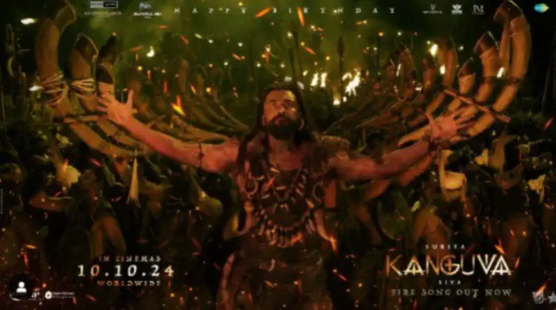 Kanguva’s Fire Song is out: melodious collaboration of Rockstar DSP and B Praak