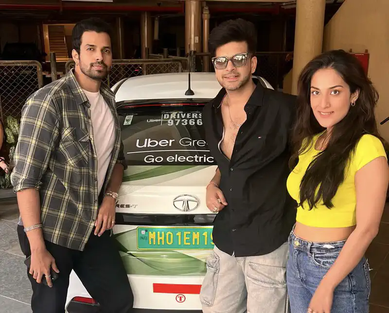 Karan Kundrra dons the driver’s hat as the ‘Special Uber’ driver to promote ‘Love Adhura’