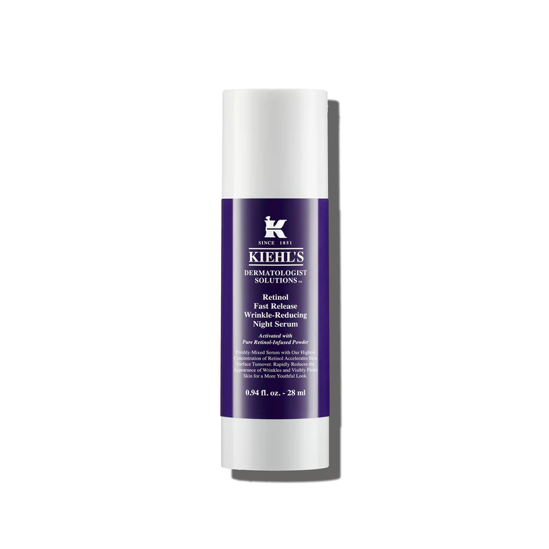  Kiehls’s New Retinol Fast Release Wrinkle-Reducing Night Serum Accelerates Skin Renewal
