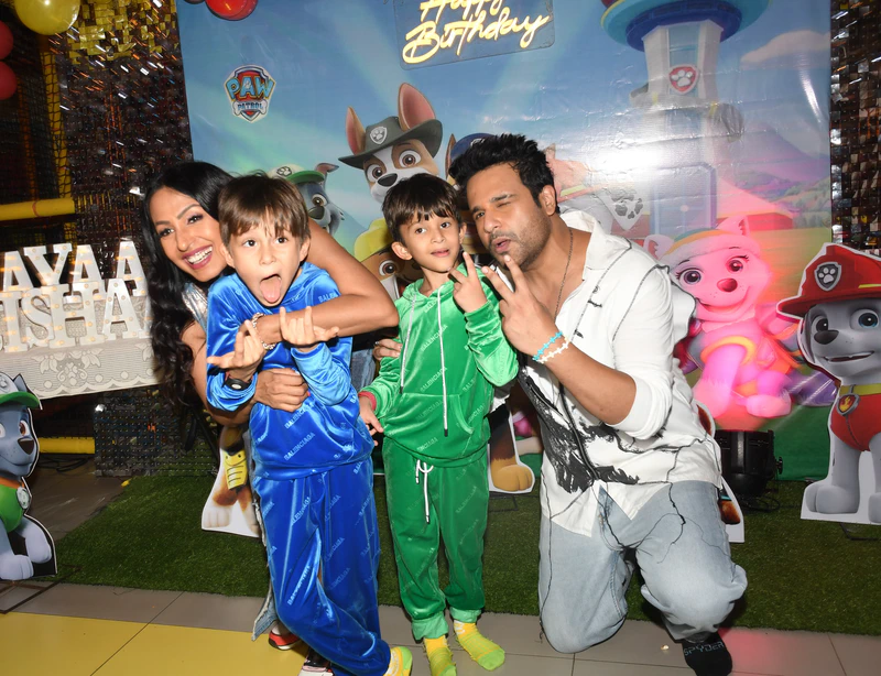 Krushna and Kashmera Shah’s children Rayaan and Krishaang’s 7th Birthday