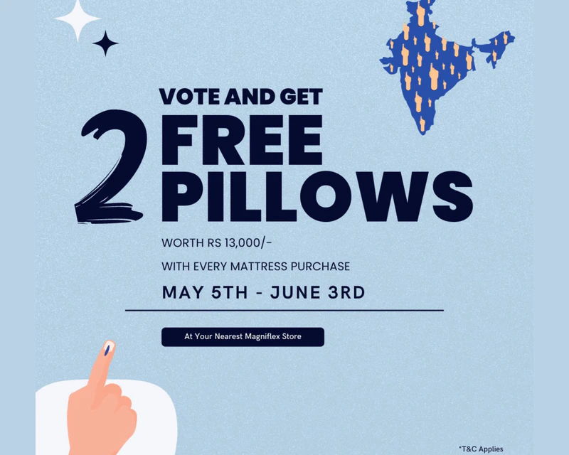 Magniflex India Encourages Voter Participation with Special Promotion