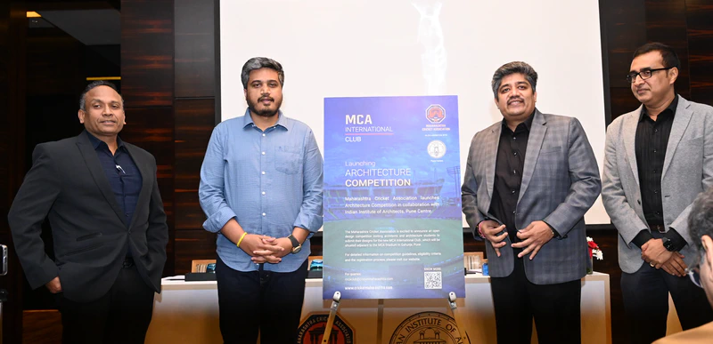 MCA Announces Competition To Design International Club House at Gahunje Cricket Stadium