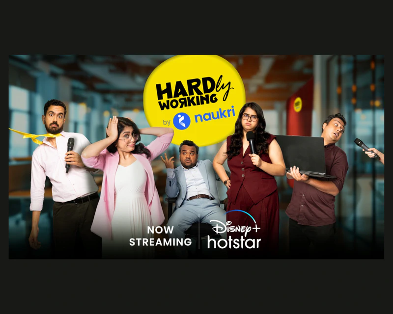  Naukri.com collaborates with Disney+ Hotstar to launch ‘Hardly Working by Naukri’