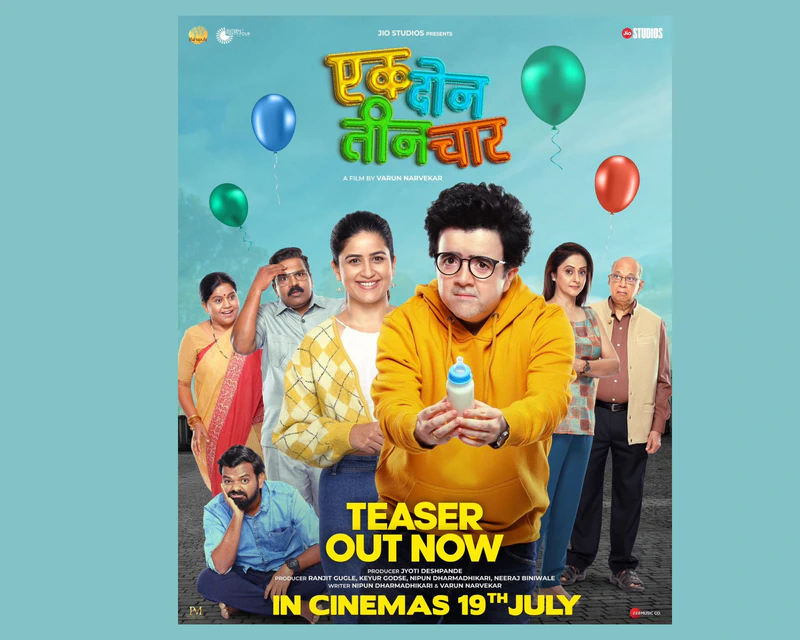 Nipun Dharmadhikari and Vaidehi Parshurami’s Ek Don Teen Char Teaser Released