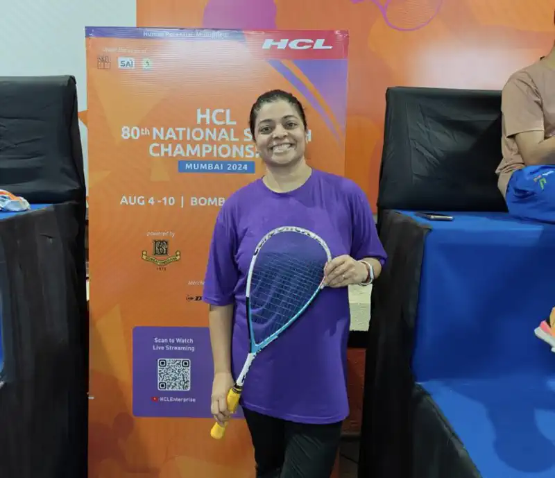 Nivedita Basu shares her love for squash; urges everyone to play a sport