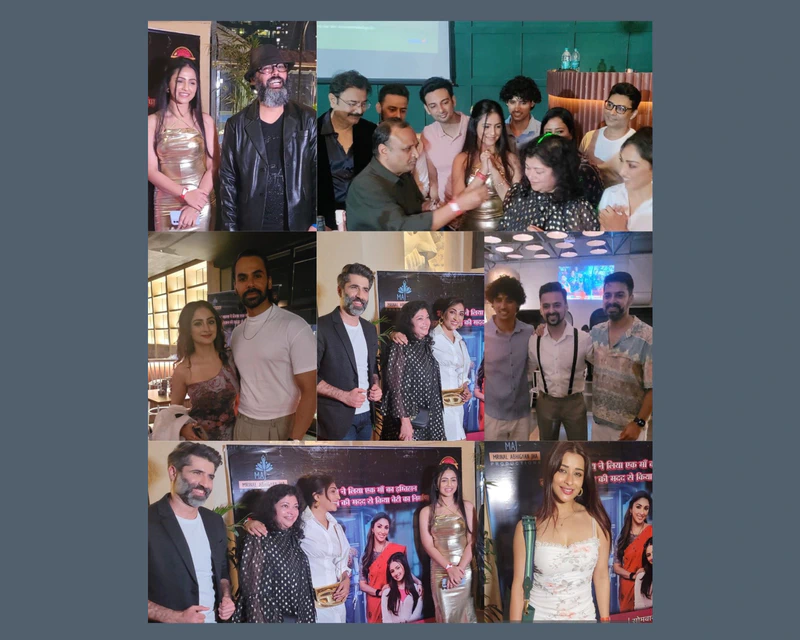 Party for MAJ Productions as the first episode goes on air of Janani AI Ki Kahani!