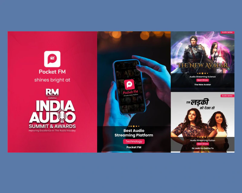Pocket FM shines bright at India Audio and Summit Awards 2024