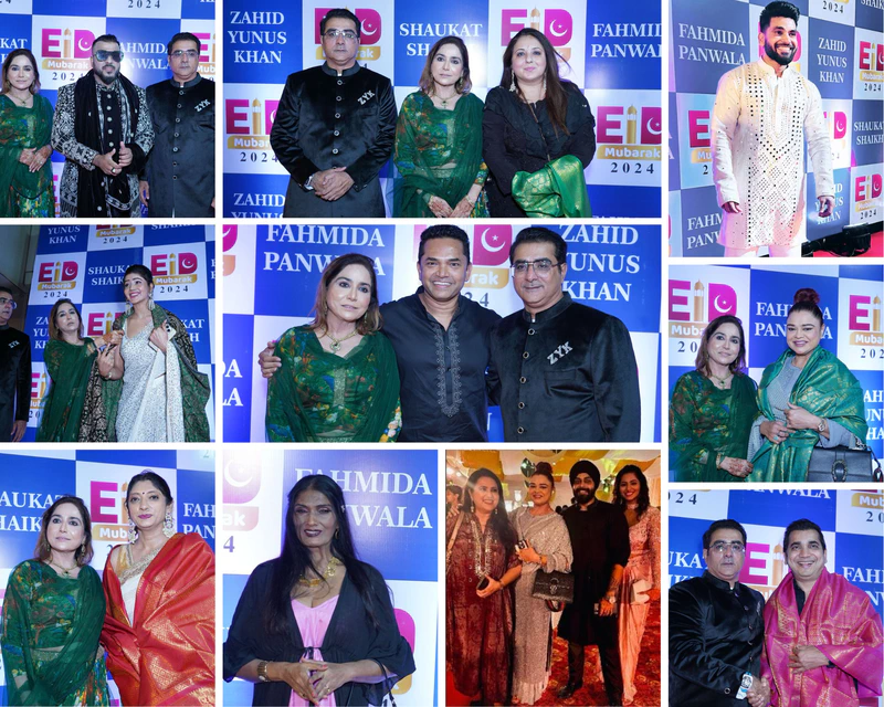 Politician and social activists Zahid Yunus Khan, Fahmida Panwala and Shaukat Shaikh's Jashne Eid Milan 