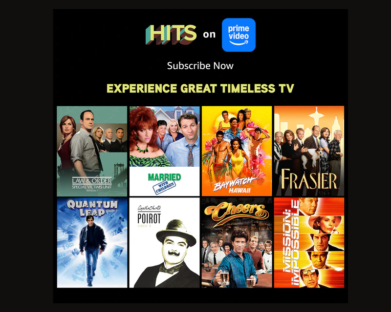 Prime Video Launches HITS, Home to TV Shows