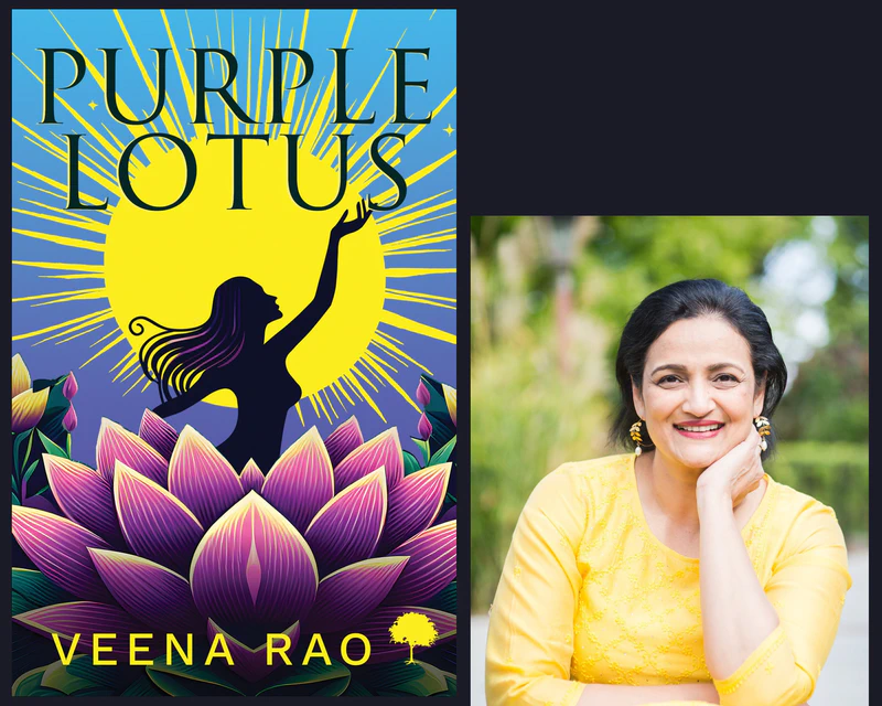 Purple Lotus by Veena Rao is a Poignant Journey of Self-discovery and Cultural Exploration