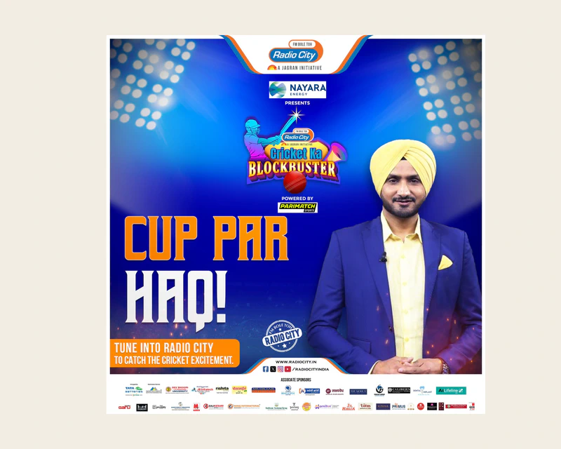  Radio City Presents Cricket ka Blockbuster – Cup Par Haq 2024 Season with Harbhajan Singh