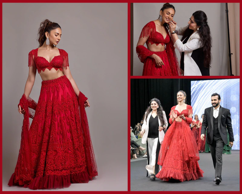  Rakul Preet Singh turns showstopper at International Fashion Week Dubai for Archana Kochhar