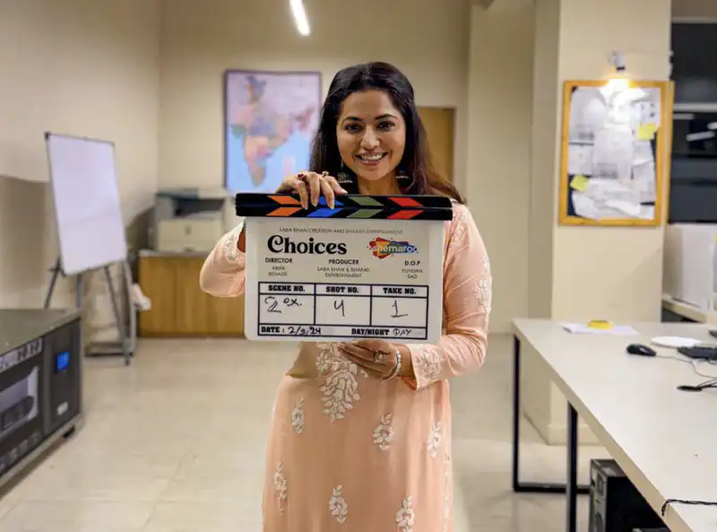 Ridheema Tiwari Starts Shooting for Sara Khan & Bharati Entertainment’s Choices