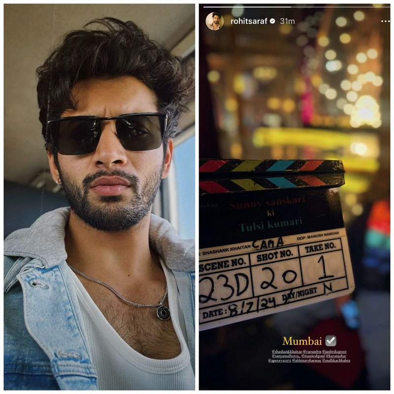 Rohit Saraf begins filming for Sunny Sanskari Ki Tulsi Kumari in Mumbai