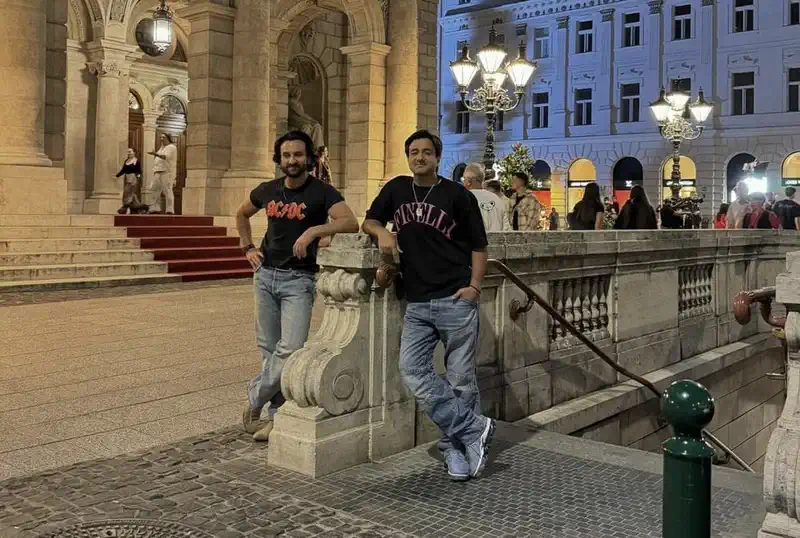 Siddharth Anand Shares a Special Photo with ‘First Hero’ Saif Ali Khan from Budapest, Hungary