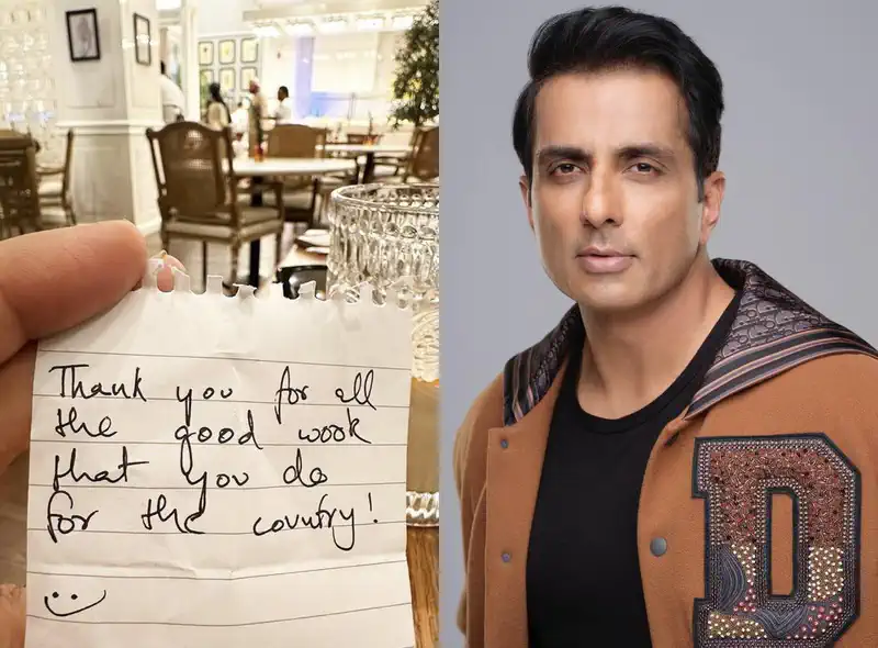 Sonu Sood gets emotional as an anonymous fab pays for his dinner