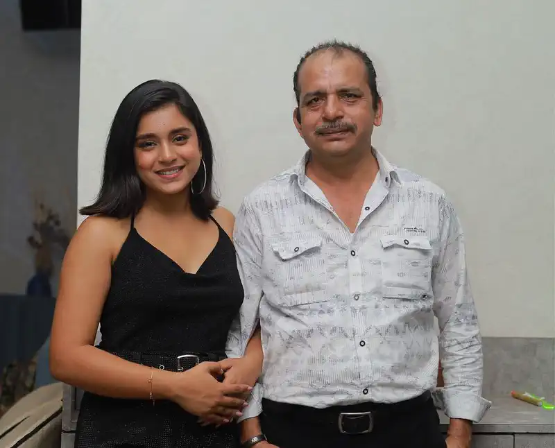 Sumbul Touqeer Stuns in Black at  Karishma Kishore Films Production's  Aakhri Hadd song Launch!
