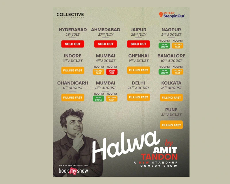 Swiggy SteppinOut Brings Amit Tandon’s ‘Halwa’ Comedy Tour To Mumbai
