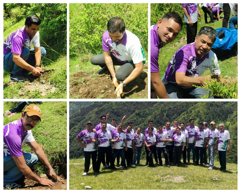 The Orchid Hotel Shimla Plants 100 Trees on World Nature Conservation Day