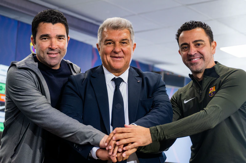 Xavi will stay on as FC Barcelona coach next season 